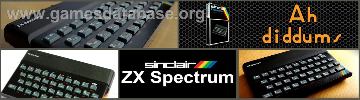 Ah Diddums - Sinclair ZX Spectrum - Artwork - Marquee
