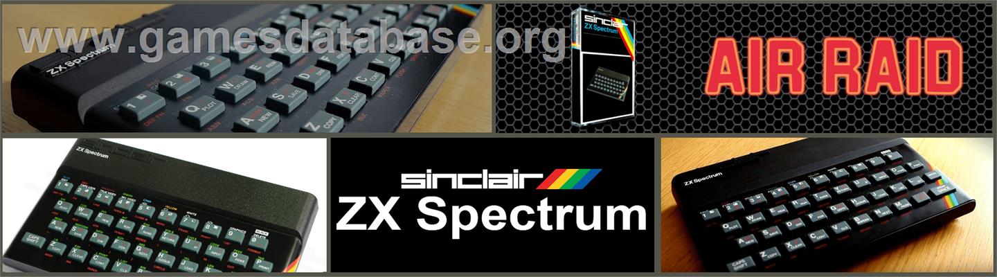 Air Raid - Sinclair ZX Spectrum - Artwork - Marquee