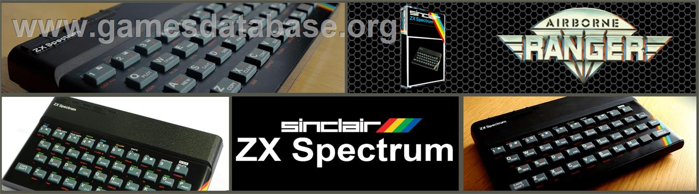Airborne Ranger - Sinclair ZX Spectrum - Artwork - Marquee