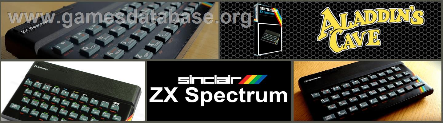 Aladdin's Cave - Sinclair ZX Spectrum - Artwork - Marquee