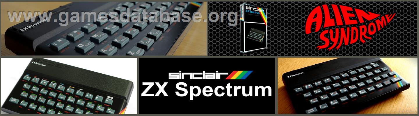 Alien Syndrome - Sinclair ZX Spectrum - Artwork - Marquee