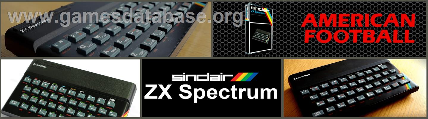 American Football - Sinclair ZX Spectrum - Artwork - Marquee