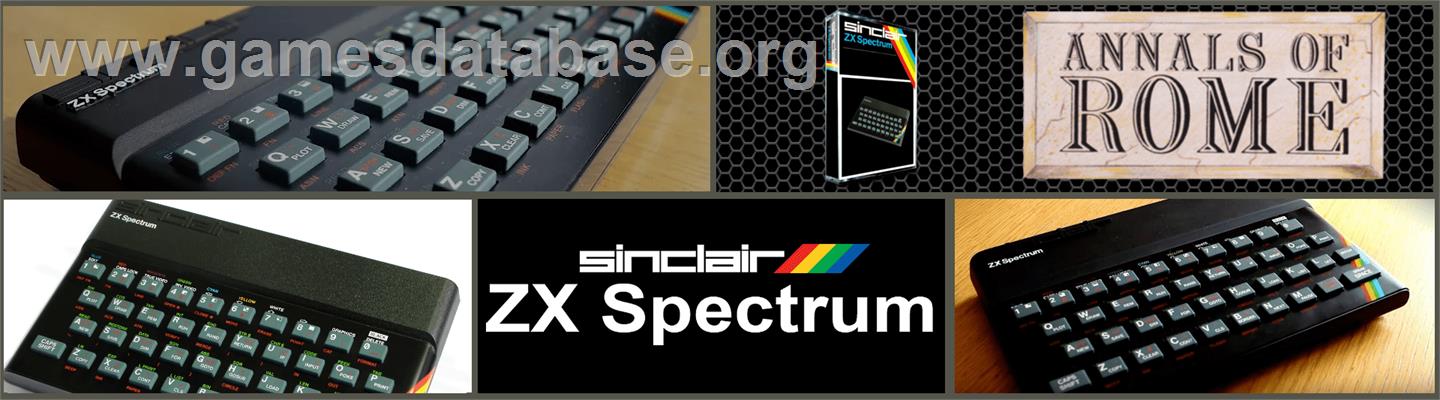 Annals of Rome - Sinclair ZX Spectrum - Artwork - Marquee