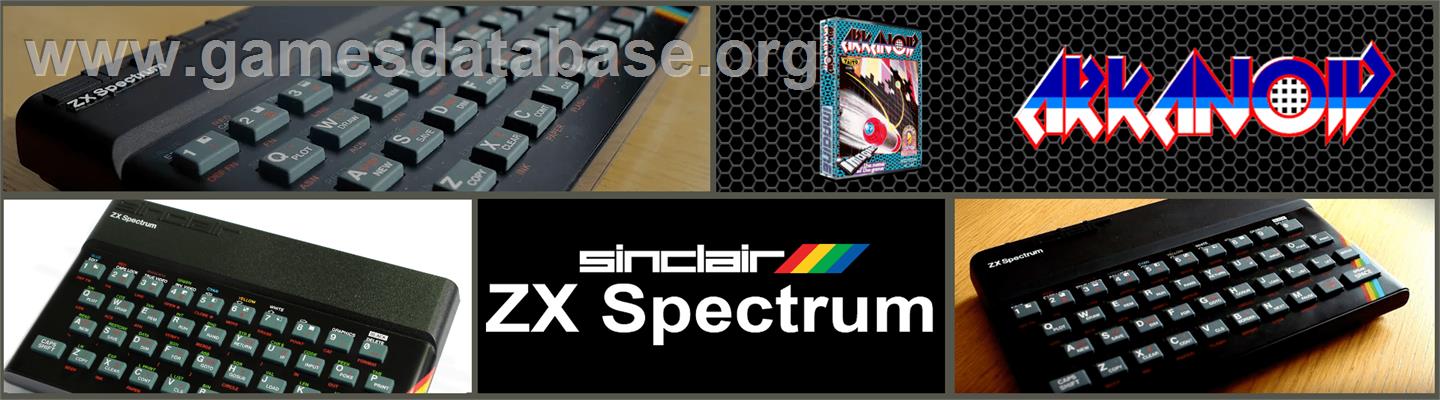 Arkanoid - Sinclair ZX Spectrum - Artwork - Marquee