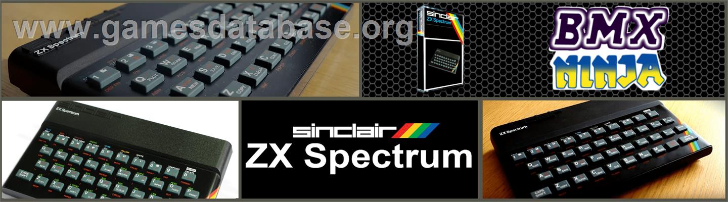BMX Ninja - Sinclair ZX Spectrum - Artwork - Marquee