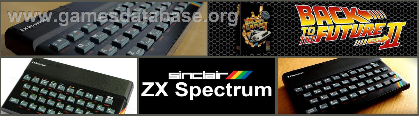 Back To The Future Part 2 - Sinclair ZX Spectrum - Artwork - Marquee