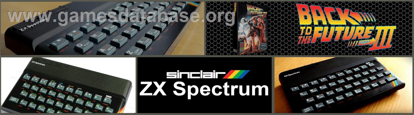 Back to the Future Part III - Sinclair ZX Spectrum - Artwork - Marquee