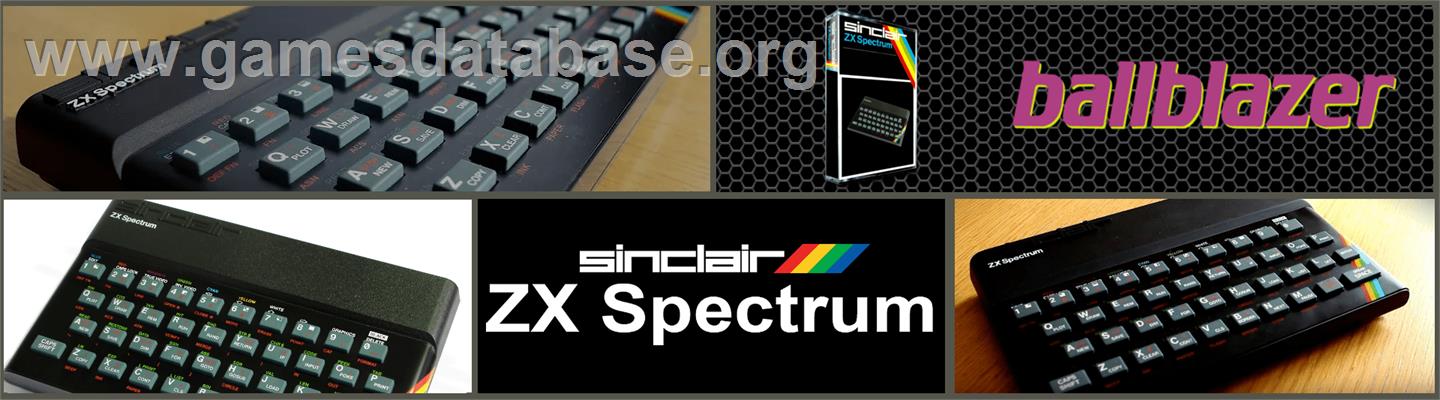 Ballblazer - Sinclair ZX Spectrum - Artwork - Marquee