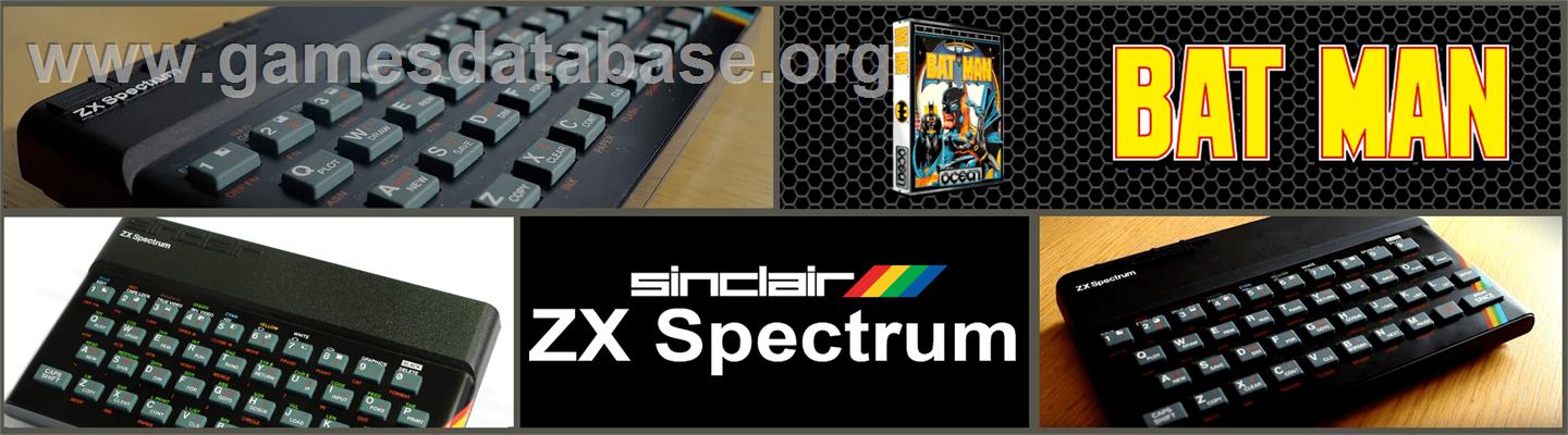 Batman - Sinclair ZX Spectrum - Artwork - Marquee