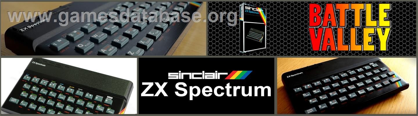 Battle Valley - Sinclair ZX Spectrum - Artwork - Marquee