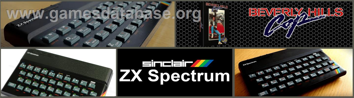 Beverly Hills Cop - Sinclair ZX Spectrum - Artwork - Marquee