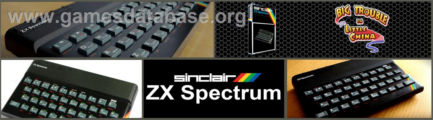 Big Trouble in Little China - Sinclair ZX Spectrum - Artwork - Marquee