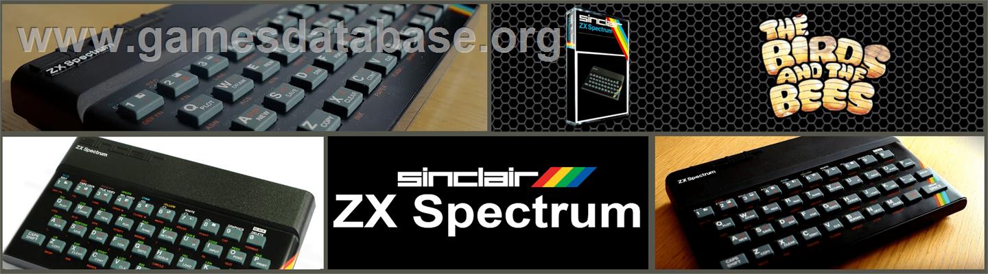 Birds And The Bees, The - Sinclair ZX Spectrum - Artwork - Marquee