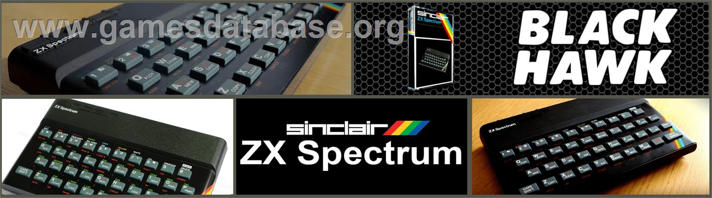Black Hawk - Sinclair ZX Spectrum - Artwork - Marquee