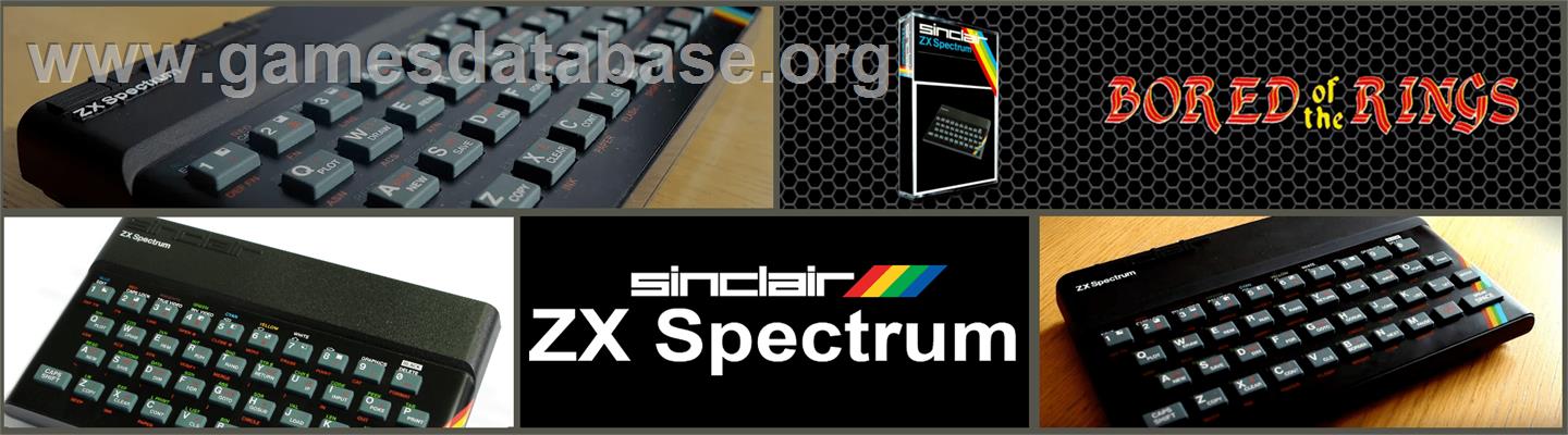 Bored of the Rings - Sinclair ZX Spectrum - Artwork - Marquee