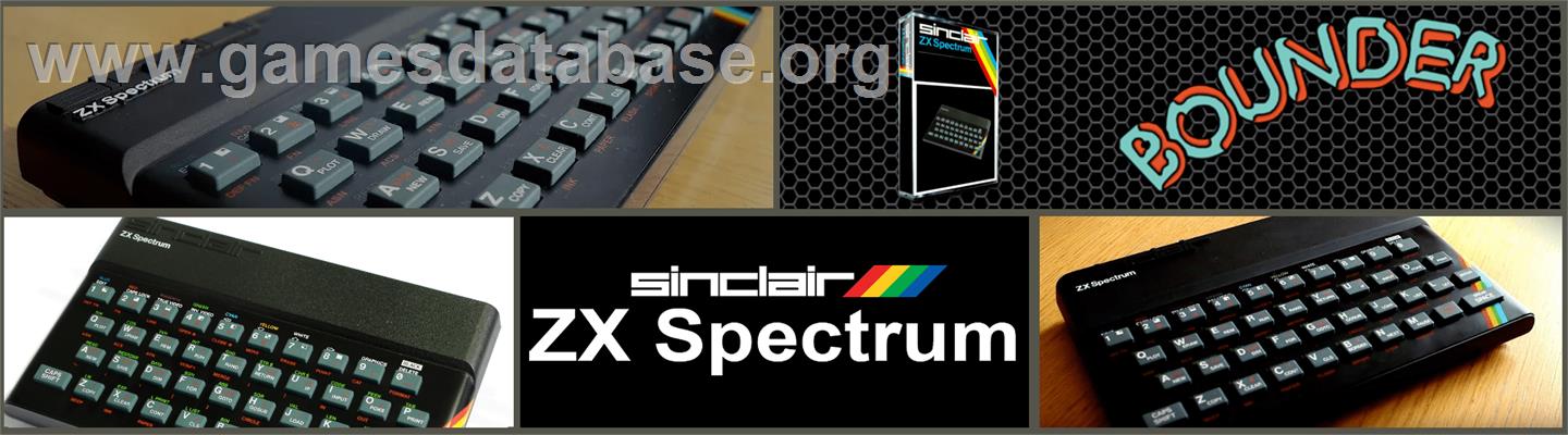 Bounder - Sinclair ZX Spectrum - Artwork - Marquee