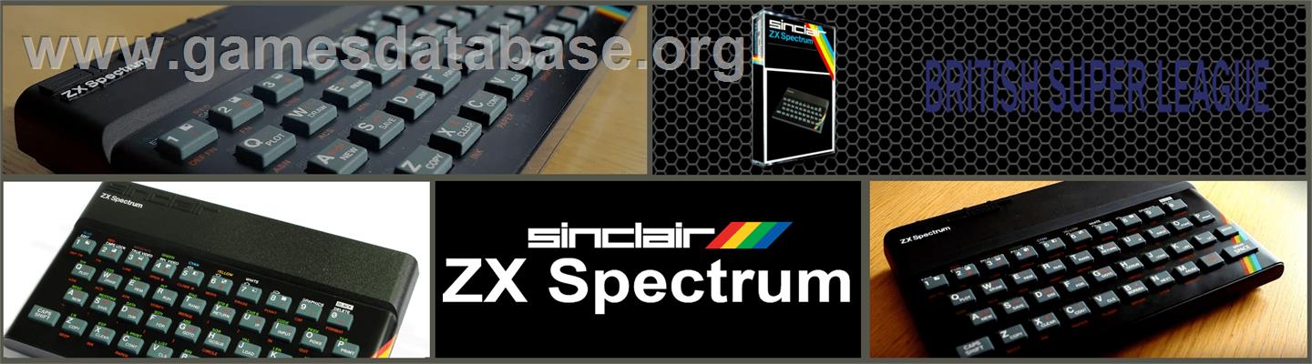 British Super League - Sinclair ZX Spectrum - Artwork - Marquee