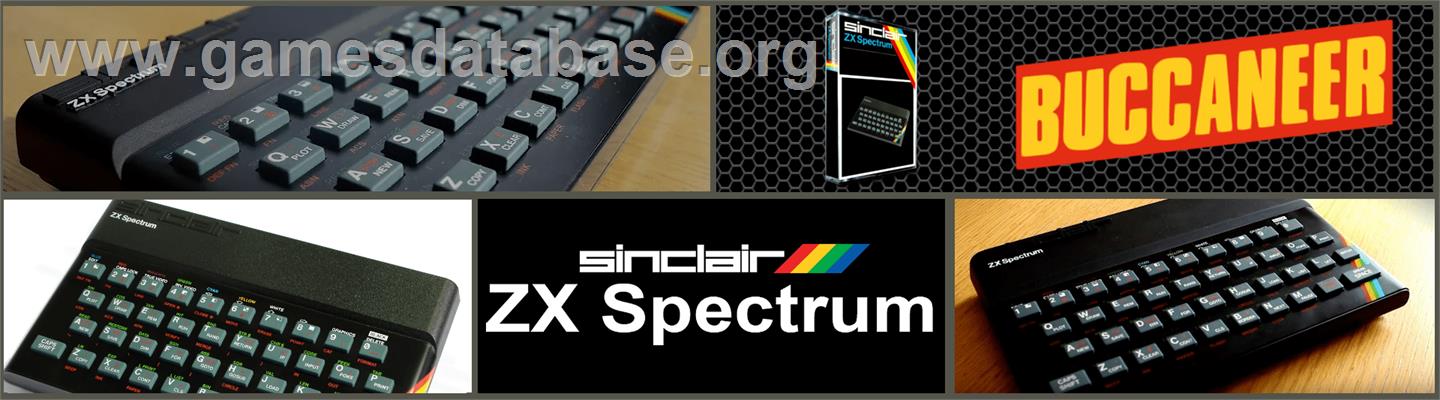 Buccaneer - Sinclair ZX Spectrum - Artwork - Marquee