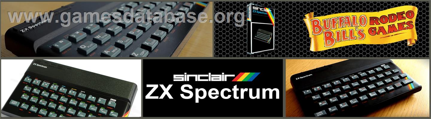 Buffalo Bill's Wild West Show - Sinclair ZX Spectrum - Artwork - Marquee