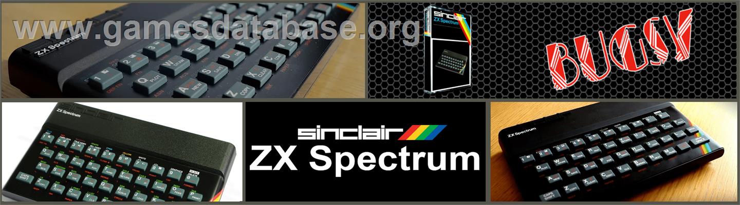 Bugsy - Sinclair ZX Spectrum - Artwork - Marquee