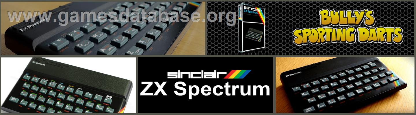 Bully's Sporting Darts - Sinclair ZX Spectrum - Artwork - Marquee