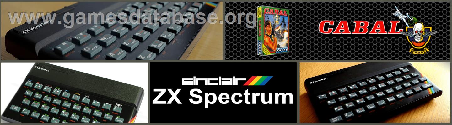 Cabal - Sinclair ZX Spectrum - Artwork - Marquee