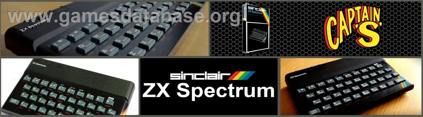 Captain S - Sinclair ZX Spectrum - Artwork - Marquee