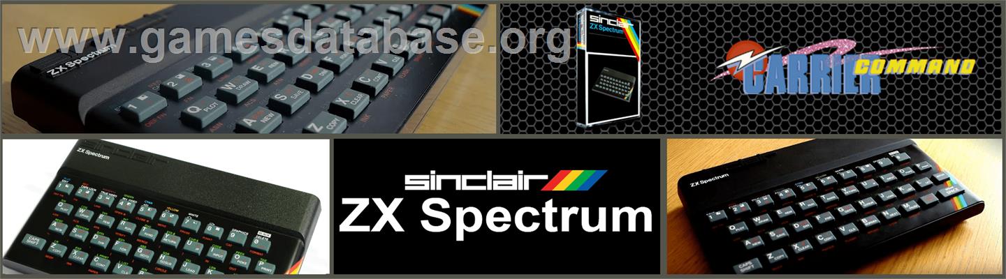 Carrier Command - Sinclair ZX Spectrum - Artwork - Marquee
