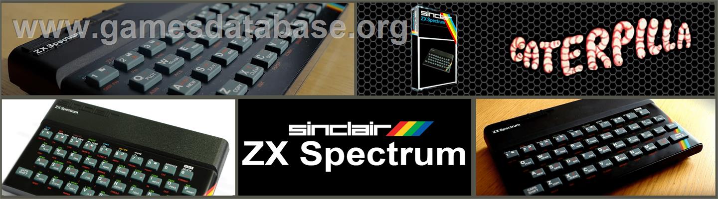Caterpilla - Sinclair ZX Spectrum - Artwork - Marquee