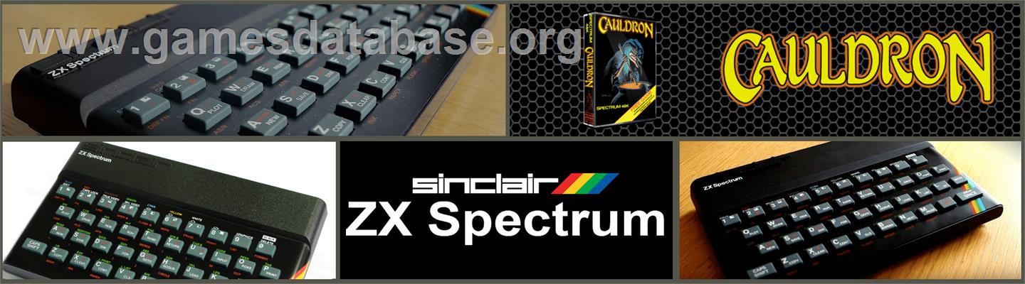 Cauldron - Sinclair ZX Spectrum - Artwork - Marquee