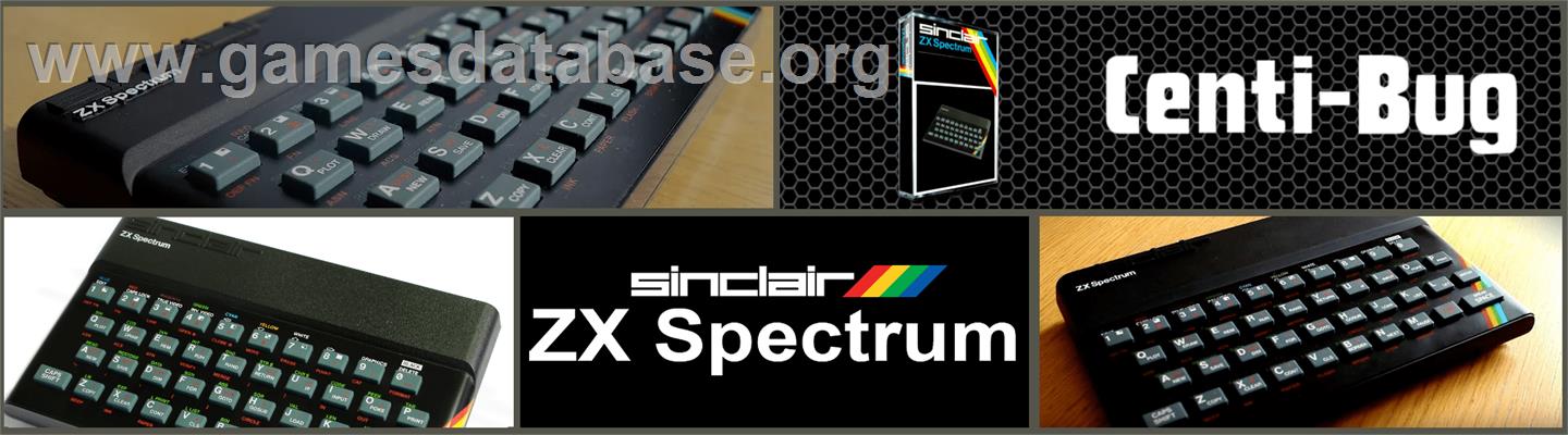 Centi-Bug - Sinclair ZX Spectrum - Artwork - Marquee