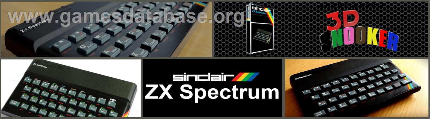 Championship 3d Snooker - Sinclair ZX Spectrum - Artwork - Marquee