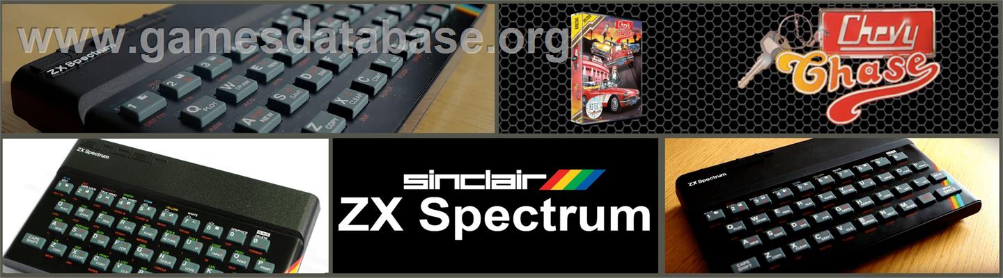 Chevy Chase - Sinclair ZX Spectrum - Artwork - Marquee