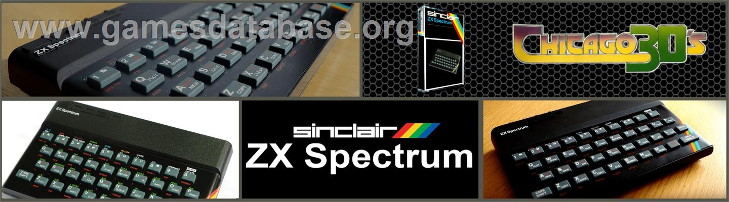 Chicago 30's - Sinclair ZX Spectrum - Artwork - Marquee