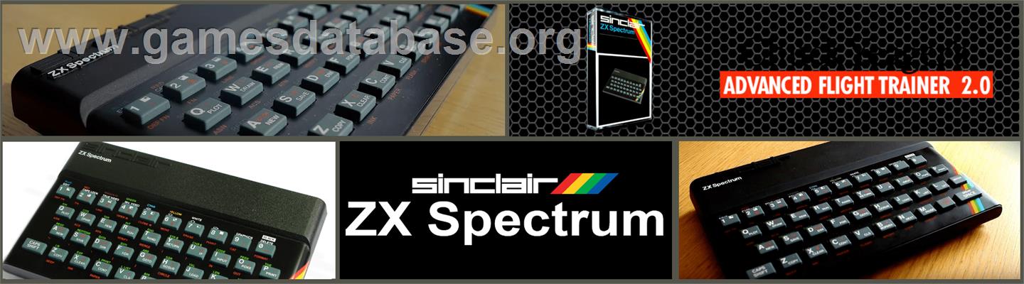 Chuck Yeager's Advanced Flight Trainer - Sinclair ZX Spectrum - Artwork - Marquee