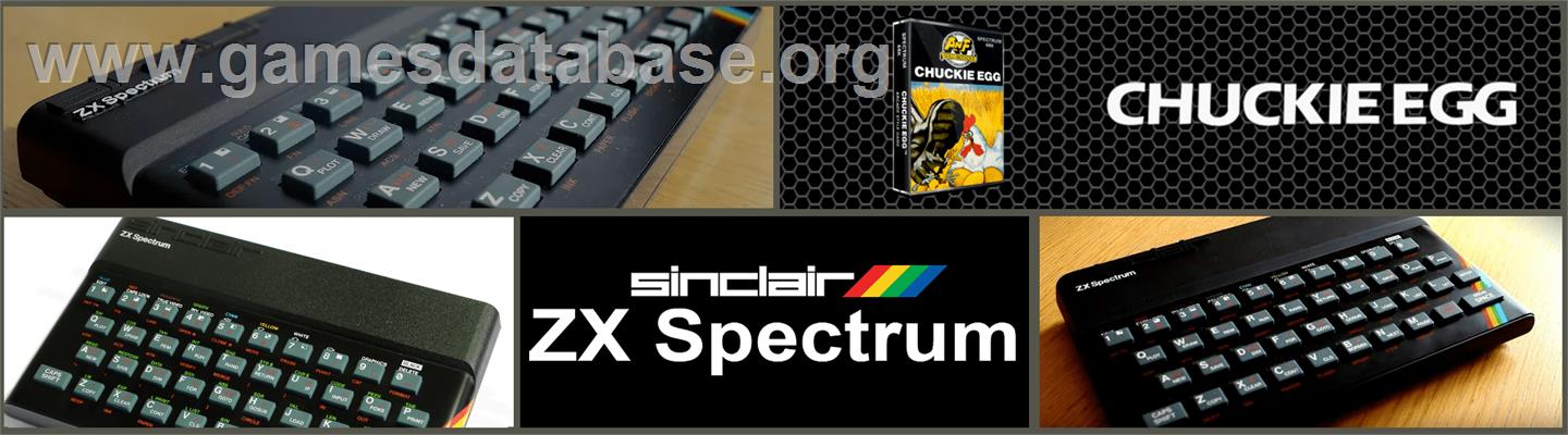 Chuckie Egg - Sinclair ZX Spectrum - Artwork - Marquee