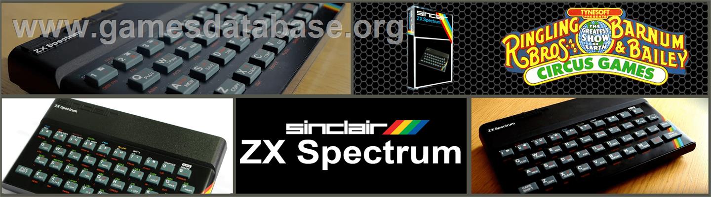 Circus Games - Sinclair ZX Spectrum - Artwork - Marquee