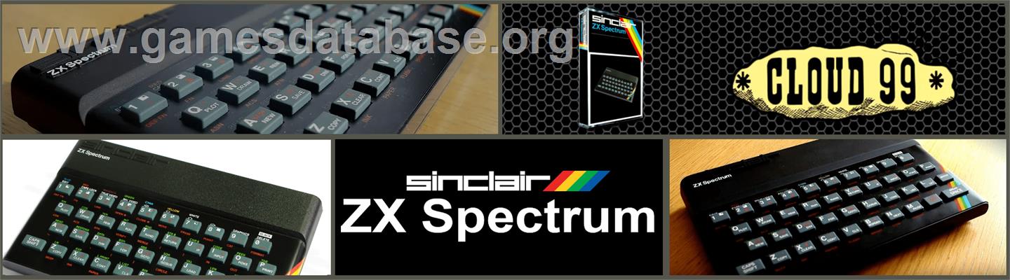 Cloud 99 - Sinclair ZX Spectrum - Artwork - Marquee