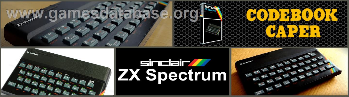 Code Book Caper, The - Sinclair ZX Spectrum - Artwork - Marquee