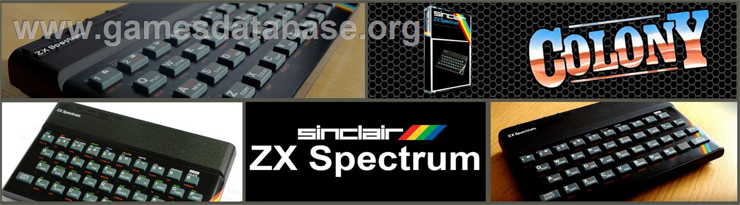 Colony - Sinclair ZX Spectrum - Artwork - Marquee