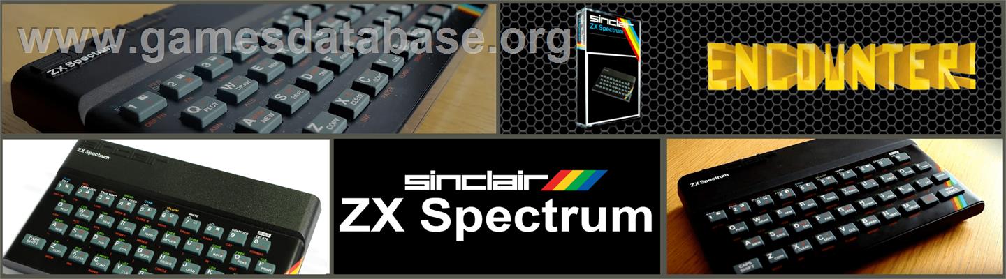 Comet Encounter - Sinclair ZX Spectrum - Artwork - Marquee
