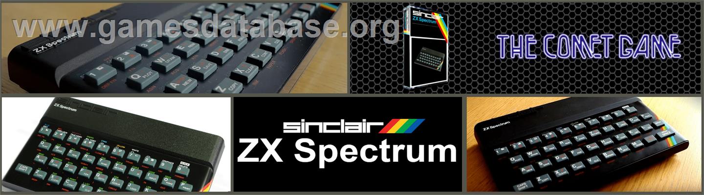 Comet Game, The - Sinclair ZX Spectrum - Artwork - Marquee