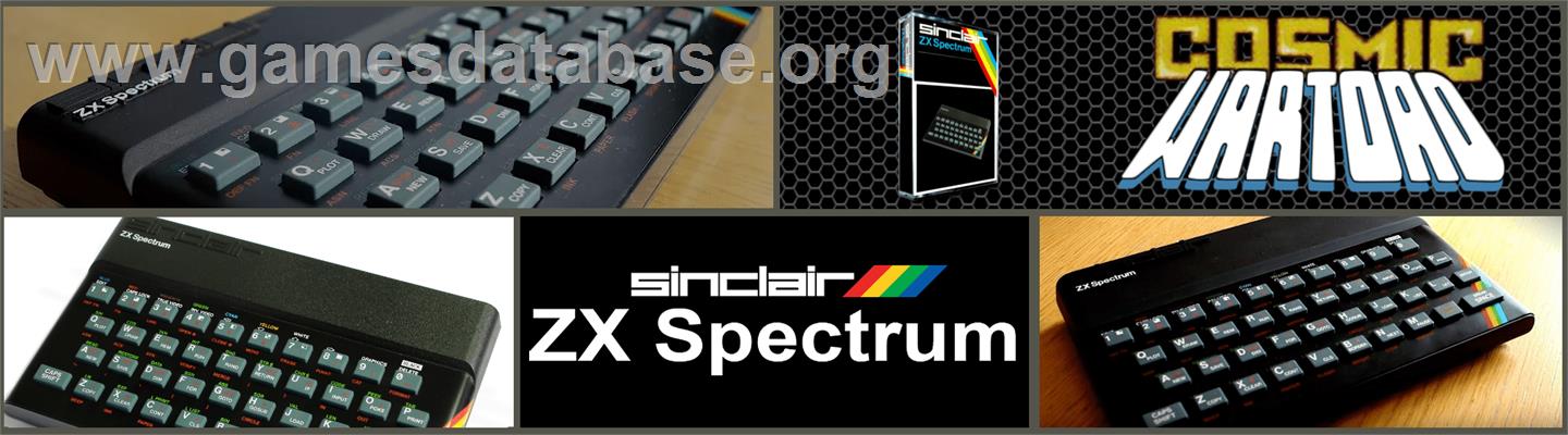 Cosmic Wartoad - Sinclair ZX Spectrum - Artwork - Marquee