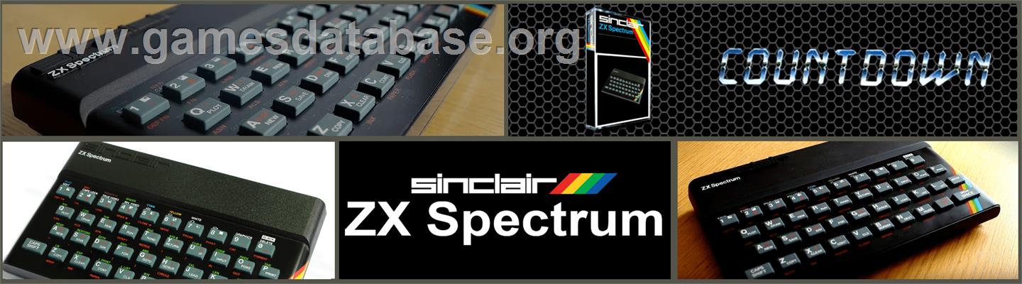 Countdown - Sinclair ZX Spectrum - Artwork - Marquee