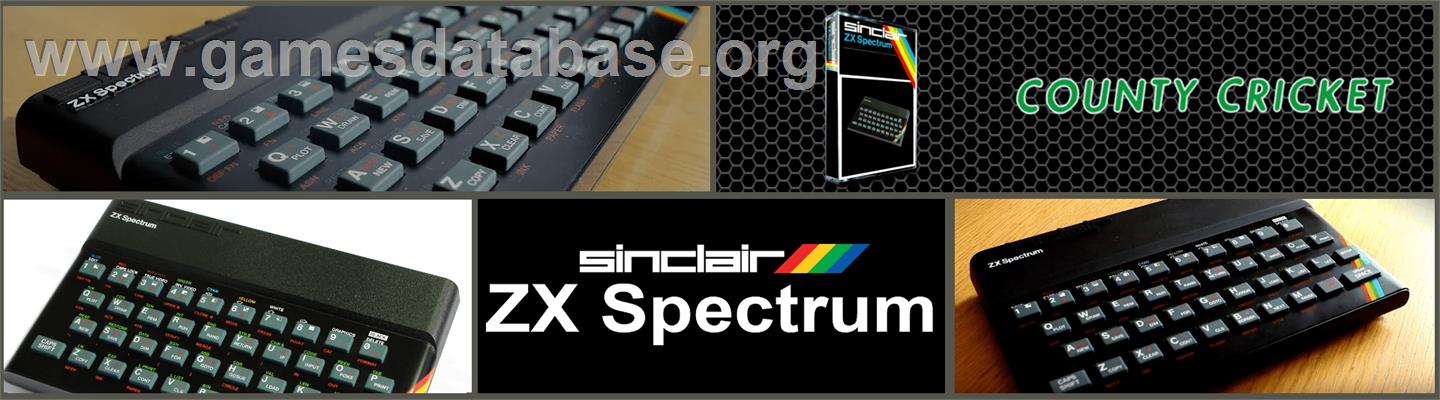 County Cricket - Sinclair ZX Spectrum - Artwork - Marquee