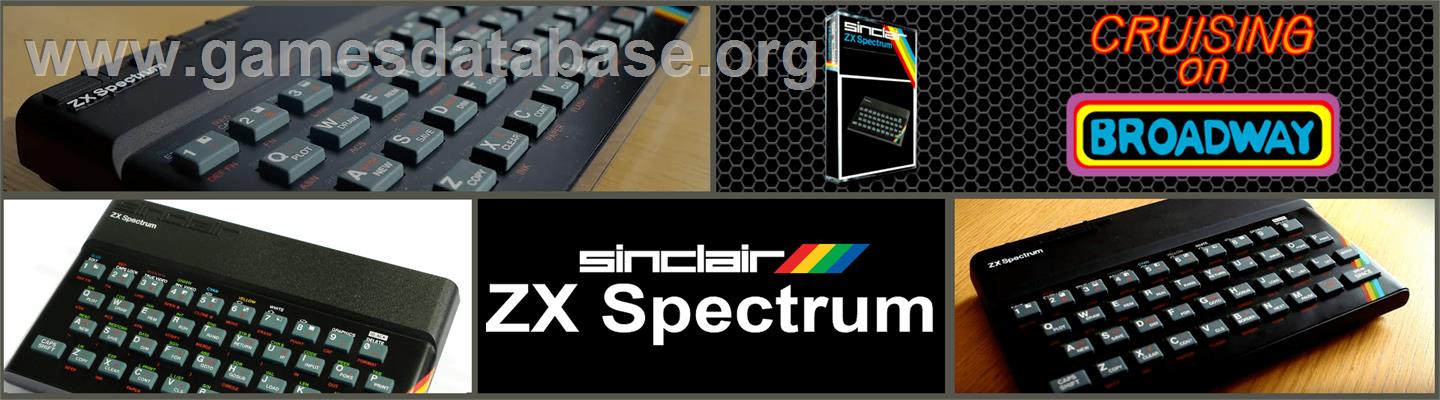 Cruising - Sinclair ZX Spectrum - Artwork - Marquee