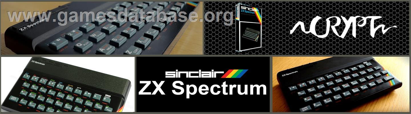 Crypt, The - Sinclair ZX Spectrum - Artwork - Marquee