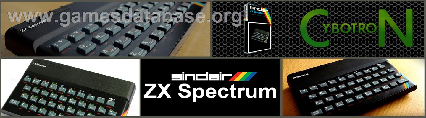 Cybotron - Sinclair ZX Spectrum - Artwork - Marquee