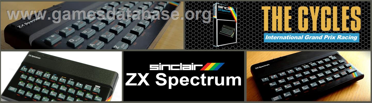 Cycles - International Grand Prix Racing, The - Sinclair ZX Spectrum - Artwork - Marquee
