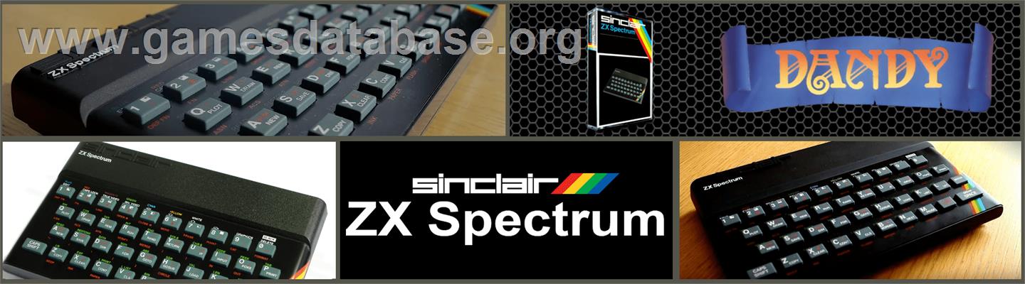 Dandy - Sinclair ZX Spectrum - Artwork - Marquee
